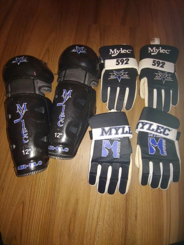 Mylec Gloves and Shin Guards