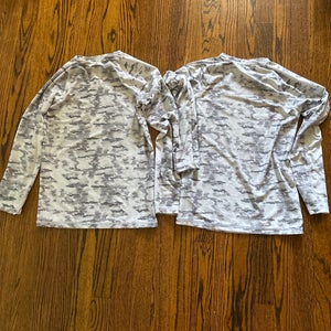 2 compression shirts both size youth large