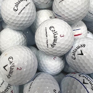 15 Premium AAA White Callaway Chrome Tour/ Chrome Tour X Used Golf Balls