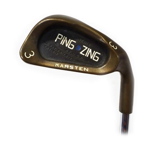 Ping Zing Beryllium Copper Blue Dot 3 Iron Steel True Temper S300 Stiff Flex