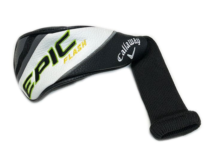 Callaway Golf Epic Flash Black/White/Green Hybrid/Rescue Headcover