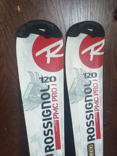 120cm ROSSIGNOL PMC Pro JR. SKIS w Rossignol COMP J 4.5 Easy Adjust  *USED* CLEAN/READY TO USE