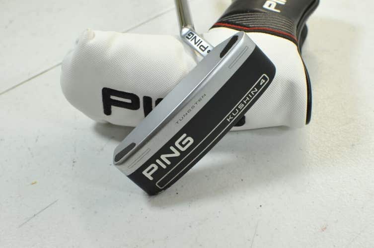 Ping Kushin 4 2023 35" Putter Right Strong Arc Steel MINT! # 180603