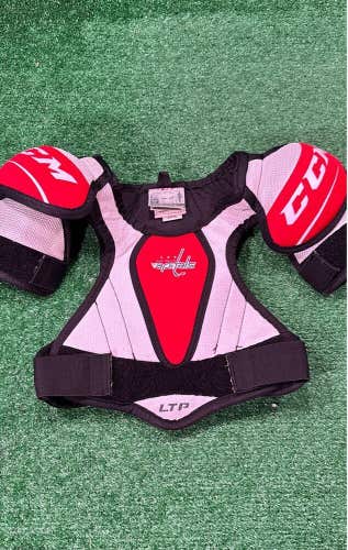 CCM Capitals LTP Hockey Shoulder Pads Junior Small (S)