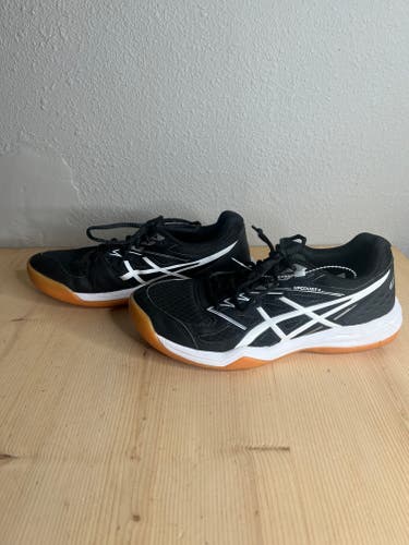 Black Used Size 9.0 (Women's 10) Adult Men's Asics Shoes Upcourt 4