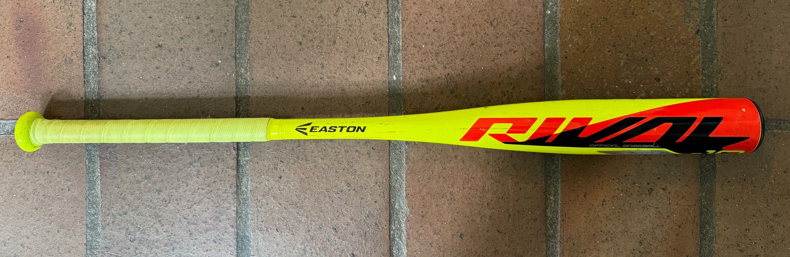 Used 2019 Easton Rival USABat Certified Bat (-10) Alloy 20 oz 30"