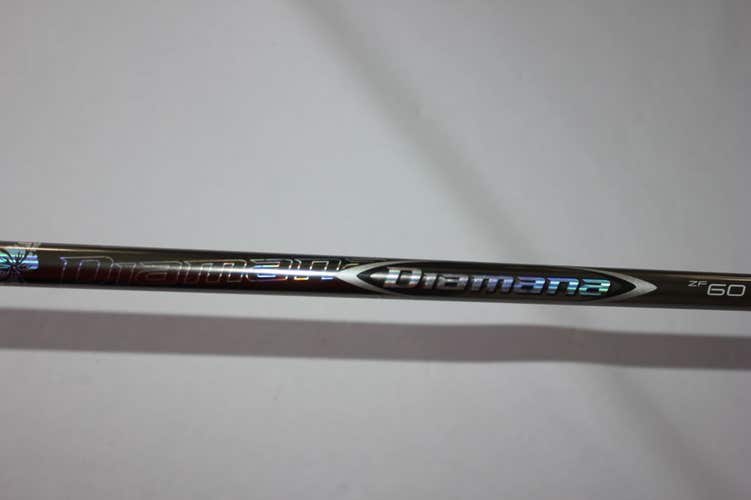 MITSUBISHI DIAMANA ZF 60 TX DRIVER SHAFT - TOUR EXTRA STIFF - TAYLORMADE *PURED*