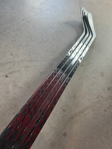 4 PACK Sebastian Aho 75 Flex P29 NHL New Senior CCM Left Hand Pro Stock JetSpeed FT3 Pro Stick