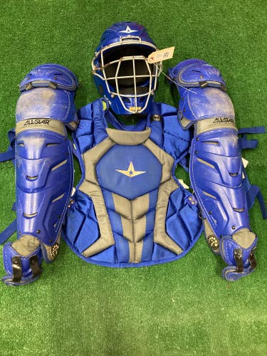 Used Adult All Star System 7 Axis Catcher's Set