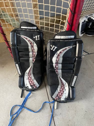 Jr Warrior Swagger Goalie Leg Pads 25"+1