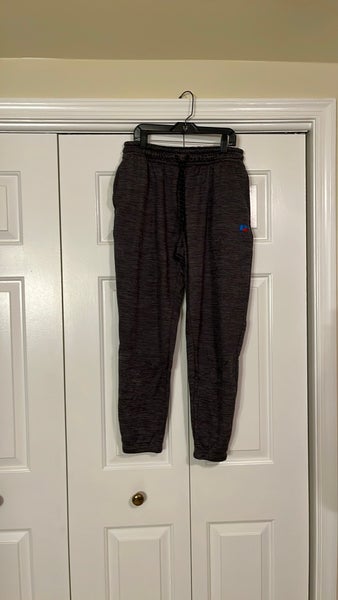 Men's LG Russell Athletic dark gray fleece joggers