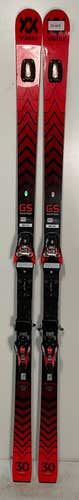 Used Volkl 188cm Racing Racetiger GS Skis With Marker Race 18 Bindings (SY1803)