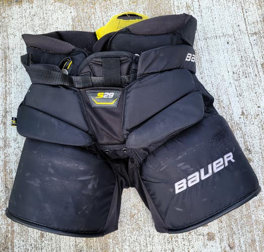 Intermediate Bauer S29 Medium Goalie Pants Used