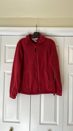 Women's Columbia zip up fleece jacket - size small