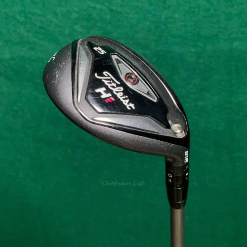 Titleist 816 H1 25° Hybrid Mitsubishi Diamana M+ 60 Graphite Seniors W/Hc *Dent*