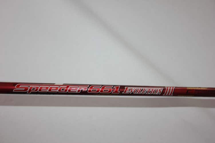 FUJIKURA SPEEDER 661 EVOLUTION III TOUR SPEC X DRIVER SHAFT - X STIFF TAYLORMADE