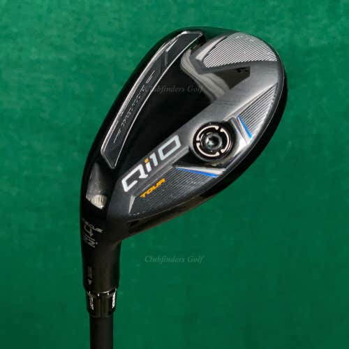 LH TaylorMade Qi10 Tour Rescue 22° 4 Hybrid Tensei AV Limited 75HY Stiff /HC