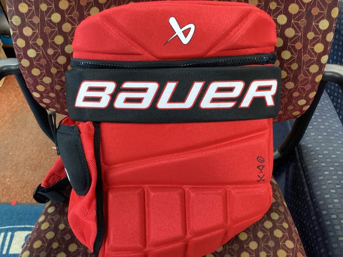 New Bauer Youth Glove Backpack Red And Black