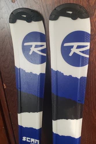 120cm ROSSIGNOL SCAN JR. SKIS w Rossignol XELIUM 4.5 EZ TRACK *USED* CLEAN/READY TO USE