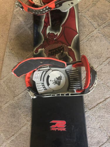 Used Men's RAGE Snowboard All Mountain With Bindings