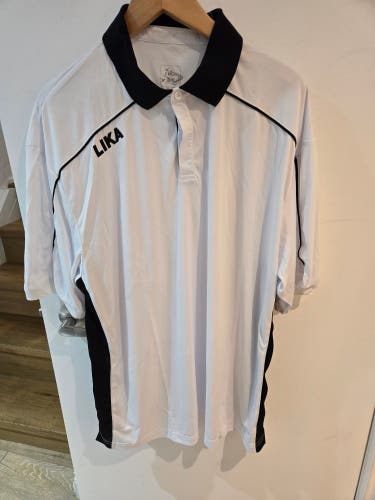 Brand new Youth and Adult White GOLF shirts