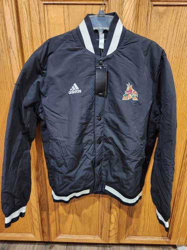 Arizona Coyotes Adidas Player Issued Letterman Jacket Size Small - NEW