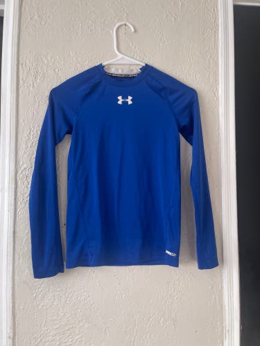 Under Armour long sleeve heat gear, Youth medium