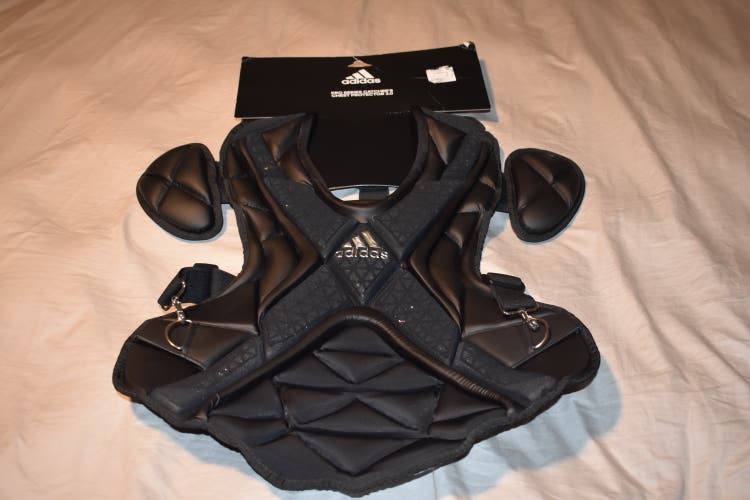 NEW - Adidas Pro Series 2.0 Catcher's Chest Protector, Black, Adult 17 inches