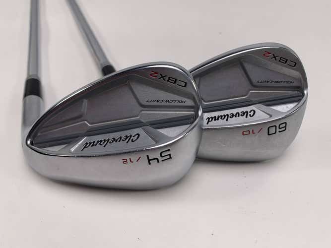 Cleveland CBX 2 Wedge Set 54* 12 | 60* 10 True Temper Dynamic Gold Wedge RH