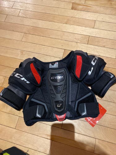 New Junior Medium CCM U+ Shoulder Pads