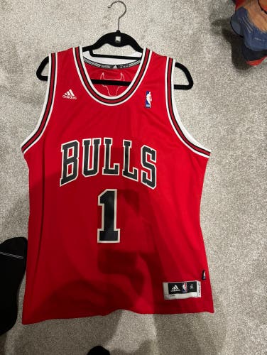 Derrick RoseRed Used XL Adidas Jersey