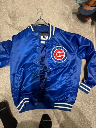 Chicago Cubs Blue New Men's Starter Jacket