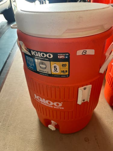 5 gallon water jug by igloo orange sports jugs