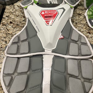 Maverick lacrosse goalie chest protector! Size small/medium adjustable. Meets NOCSAE