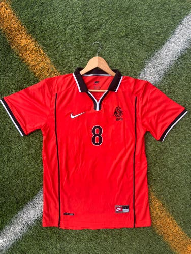 Netherlands 1998 Home - Bergkamp - Retro Soccer Jersey