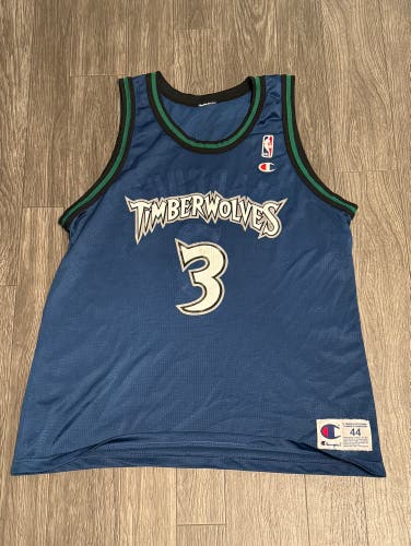 Stephon Marbury Minnesota Timberwolves Champion Jersey Size 44 (Large)