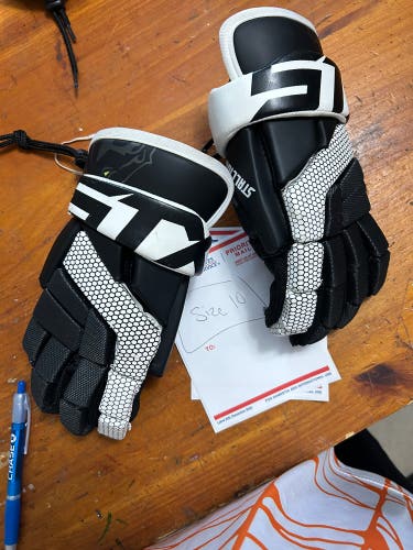 Stx lacrosse gloves size 10