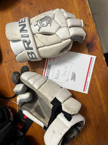 Brine king lacrosse gloves . Size 12