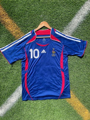 France 2006 Home - Zidane - Retro Soccer Jersey