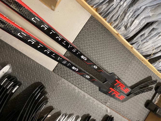 2 Pack New True Catalyst 9X3 Goalie Stick Soderblom 26”