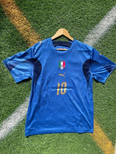 Italy 2006 Home - Totti - Retro Soccer Jersey