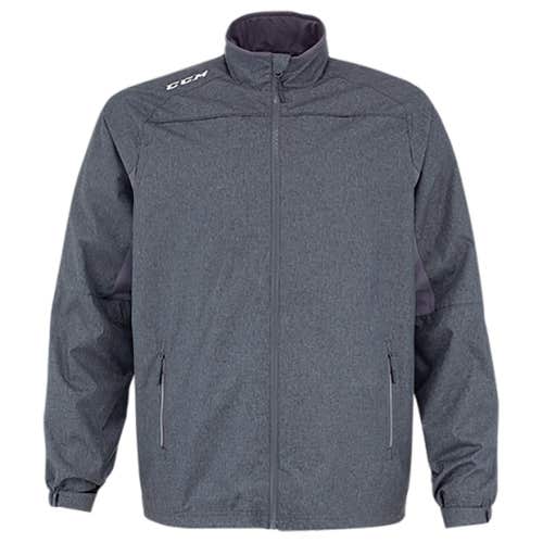 NEW CCM Premium Lightweight Jacket, Gray, Sr. 3XL