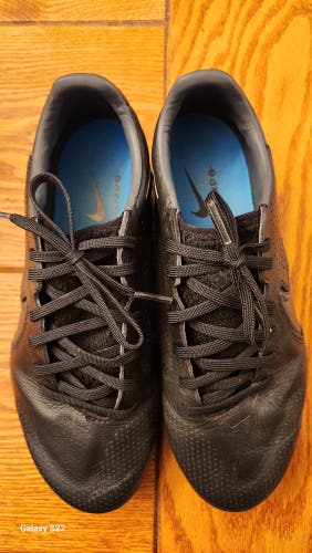 Black Used Size 6.5 (Women's 7.5) Men's Nike Tiempo Legend 9 Pro FG Cleats