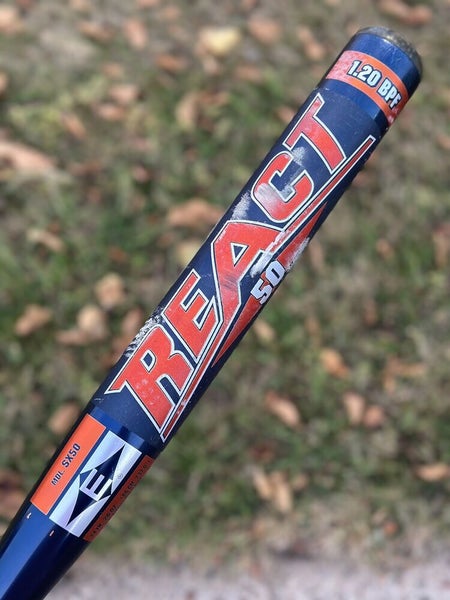 RARE EASTON REACT 50 SX50 34 28 7050 SLOW PITCH SOFTBALL BAT