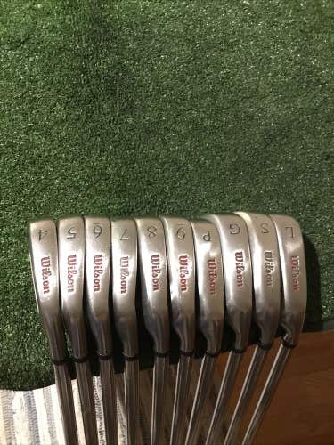 Wilson Staff R. Mendralla Irons Set (4-PW-GW-SW-LW) Regular FatShaft 450 Steel