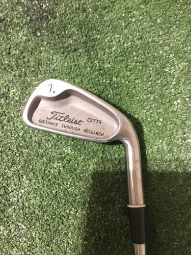 Titleist DTR Distance Through Research 1 Iron Regular R300U Steel Shaft