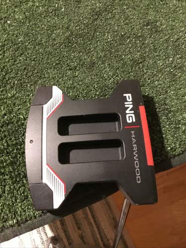 Ping 2021 Harwood Black Dot Putter 32 Inches (RH) Slight Arc