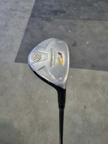 Used Taylormade R7 Cgb Max 3 Hybrid Regular Flex Graphite Shaft Hybrid Clubs