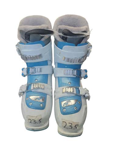 Used Nordica Fire Arrow Team 3 235 Mp - J05.5 - W06.5 Downhill Ski Girls Boots