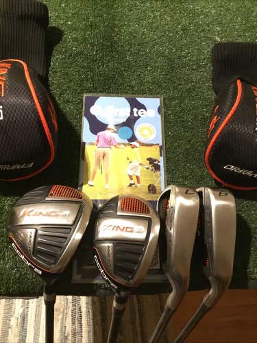 Cobra King Junior Set (FW Wood, Hybrid, 7i, 9i) Junior Flex Graphite Shafts